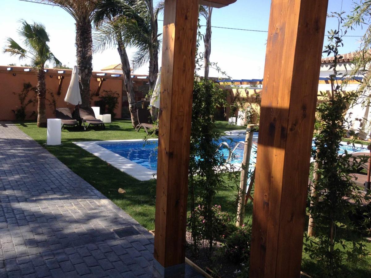 Estudio Con Jardincito Privado Barbacoa Y Piscina 加的斯 外观 照片